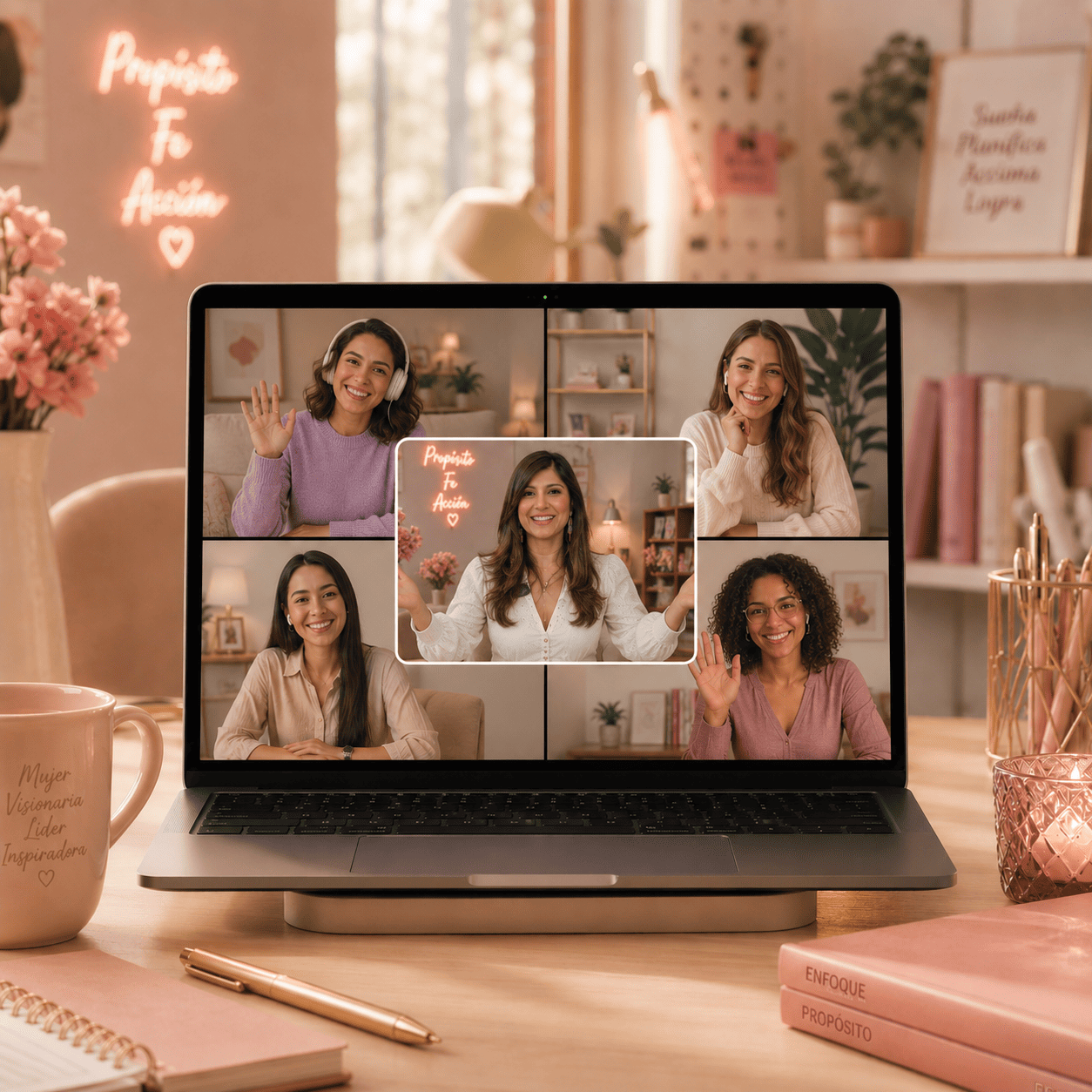 Encuentro virtual de la comunidad Mujeres que Expanden su Propósito